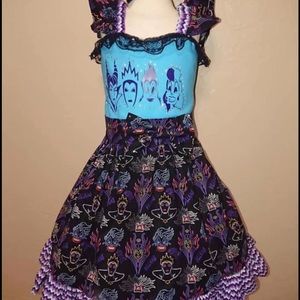 New Disney Villains Dress includes Matching Bow